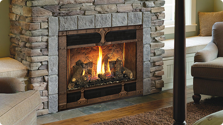 FireplaceX 564 High Output - IronWorks™ bronze face