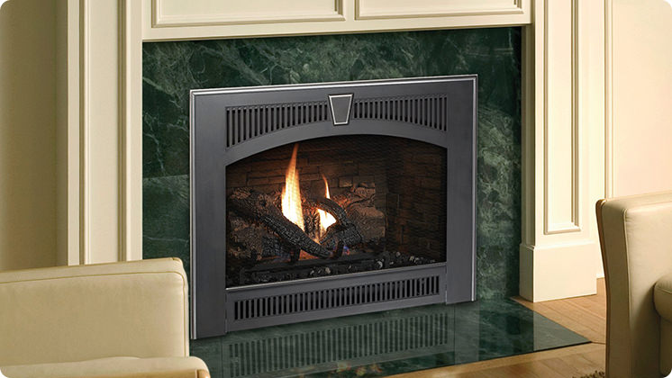 FireplaceX 564 Space Saver - Legacy black face