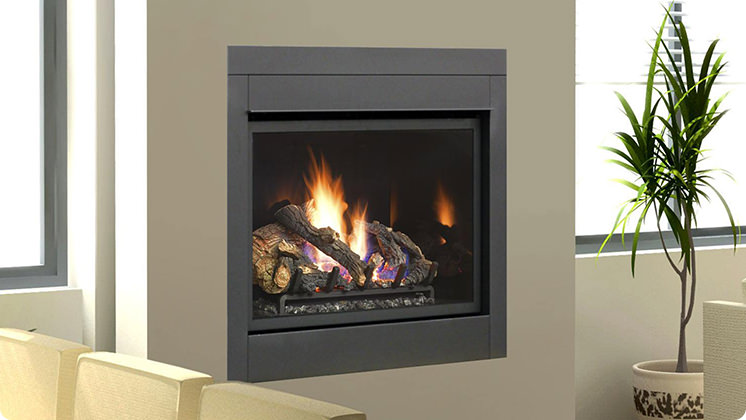 FireplaceX 864 Clean Face - Arched Artisan™ face