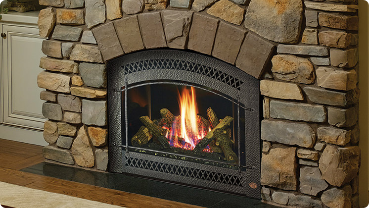 FireplaceX 864 HO - Arched Artisan™ face