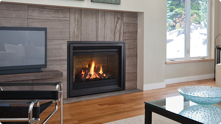 Regency Panorama P36D Medium Gas Fireplace - Vignette Flush Finish