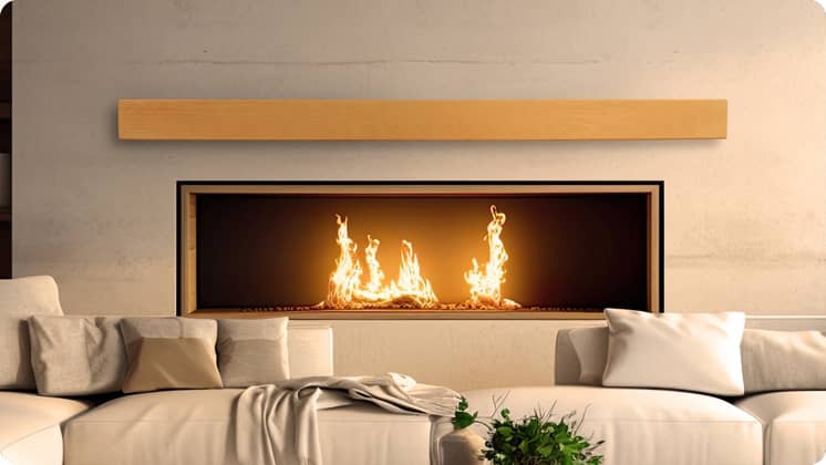 Lexington - Classic Wood Beam Mantel