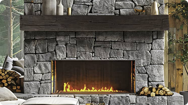 Lexington - Tobacco Barn Rustic Mantel